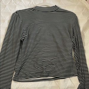 Mock neck long sleeve